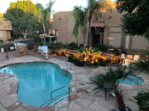 2 master suites and loft with kitchenette in upper level within our shared townhome